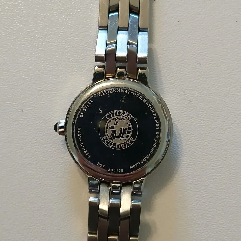 Parts/Repair Citizen Eco-Drive Ladies Watch B023-S012309 MOP Dial 20.4mm